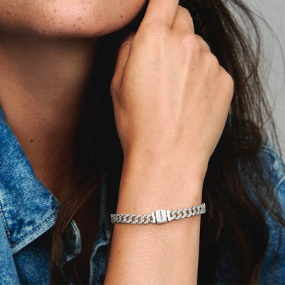 Bracciale Catena Pavè