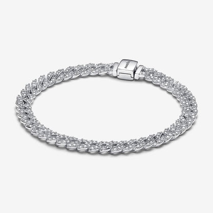 Bracciale Catena Pavè